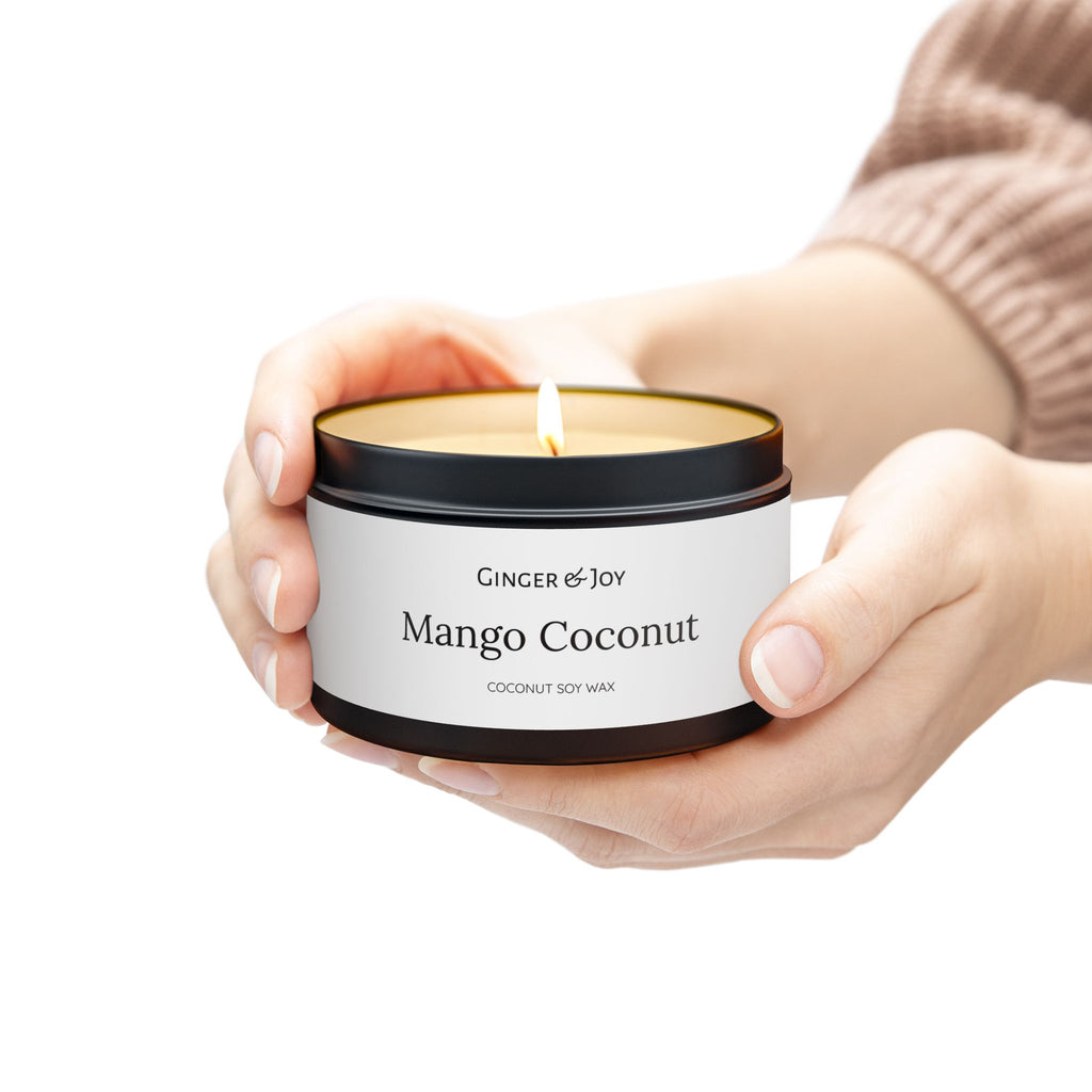 Coconut Soy Scented Tin Candles