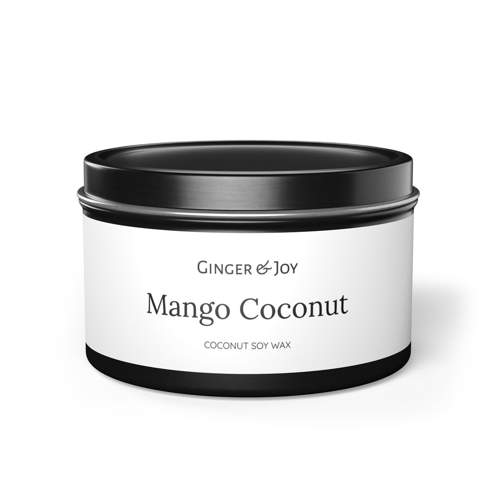 Coconut Soy Scented Tin Candles